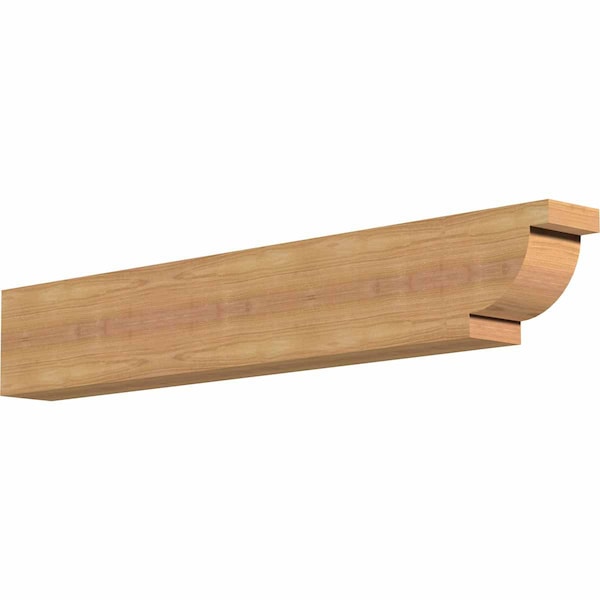 Ekena Millwork Alpine Smooth Rafter Tail, Western Red Cedar, 3 1/2"W x 6"H x 36"L RFT04X06X36ALP00SWR - main